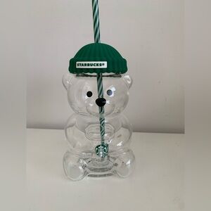 Starbucks viral bearista glass Bear cup